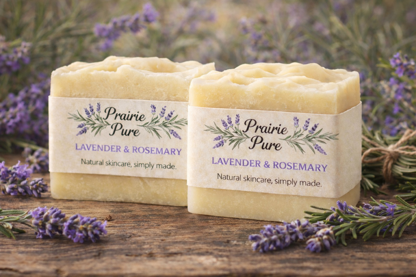 Lavender & Rosemary – Grass-Fed Tallow Soap